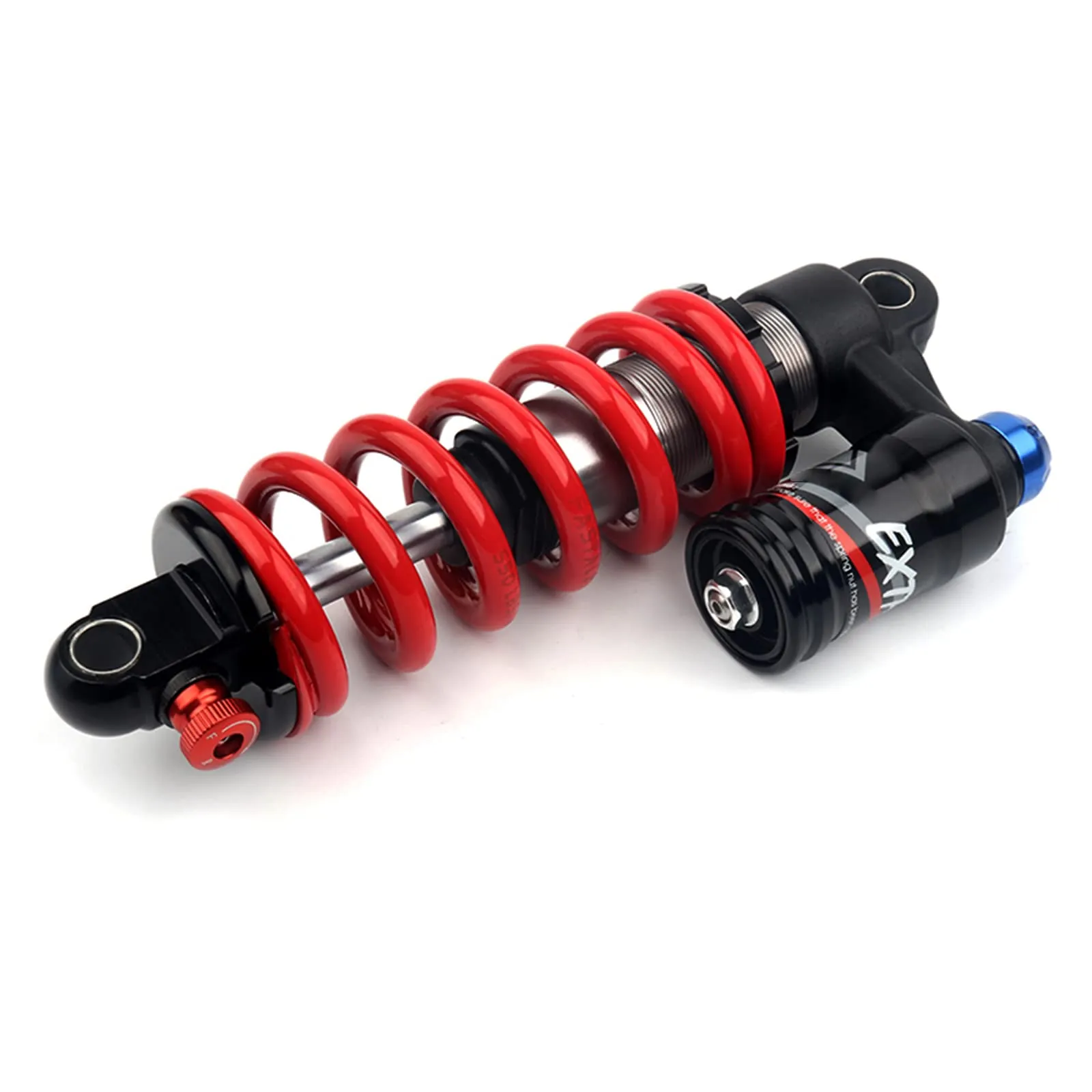 JFOYH Adjustable Oil+Coil Spring Rear Shock Suspension for Downhill MTB/E-bike 190mm-240mm 550lbs