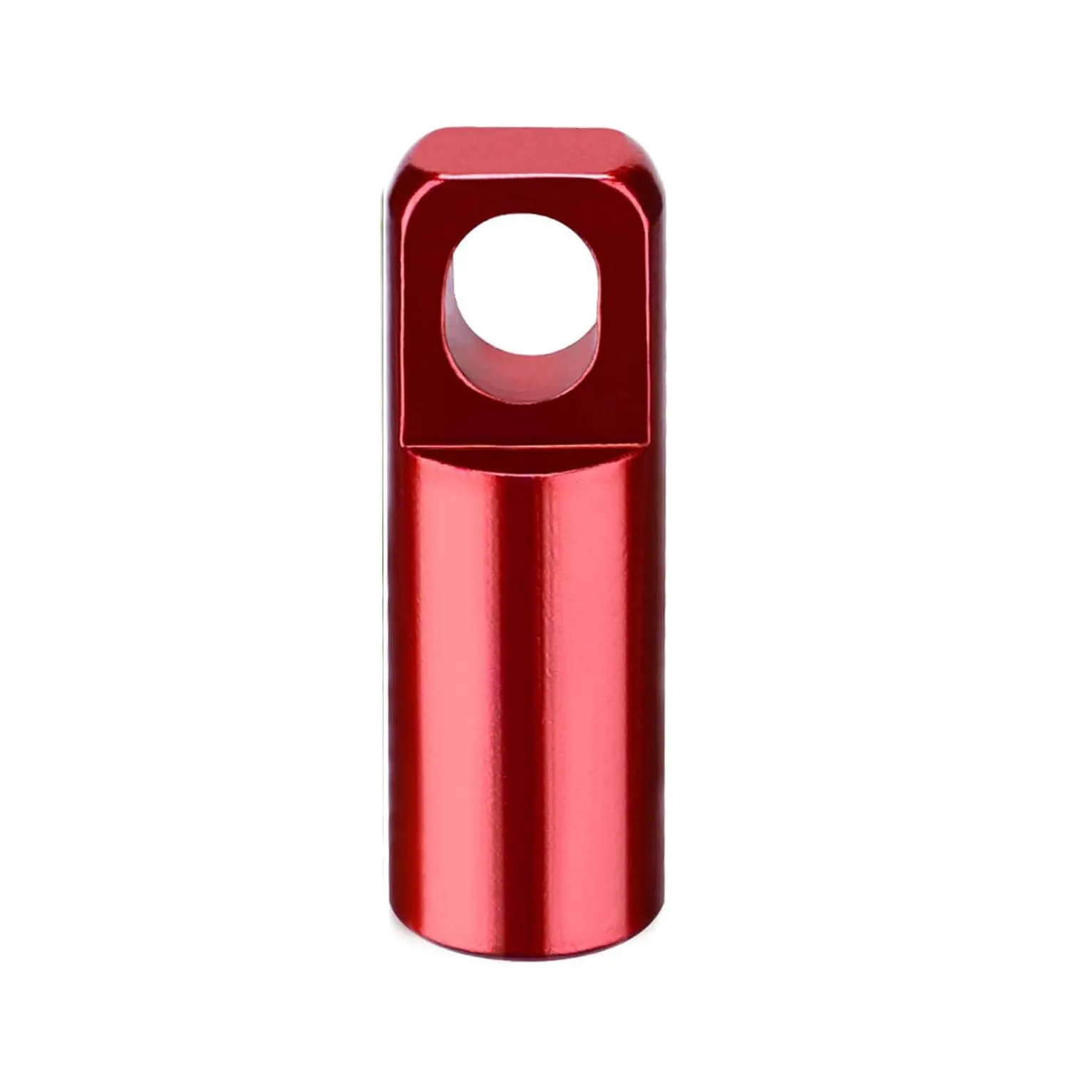 Juicy Nipple Red Presta Valve Caps with Core Remover - 4 Pack for Bike Presta/French Valves