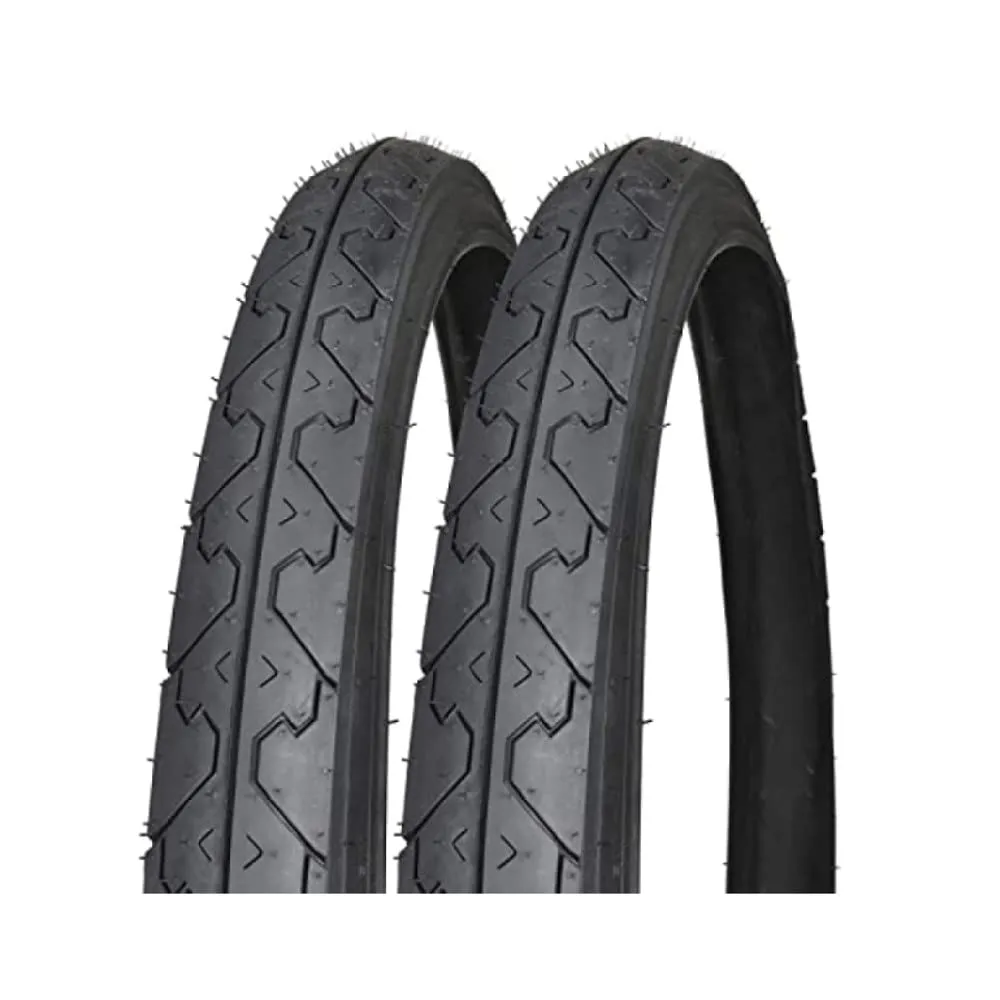 Kenda 163026 Big City Slick Bicycle Tire Pair, 26 x 1.95, Blackwall - Durable MTB/Hybrid Performance