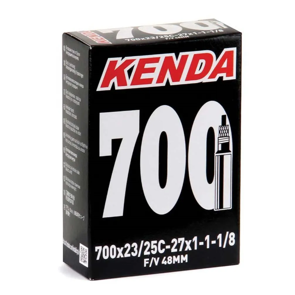 Kenda 700X23/25 (27X1, 1-1/8) PV 48mm Presta Valve, High-Quality Smooth Tube, 120g