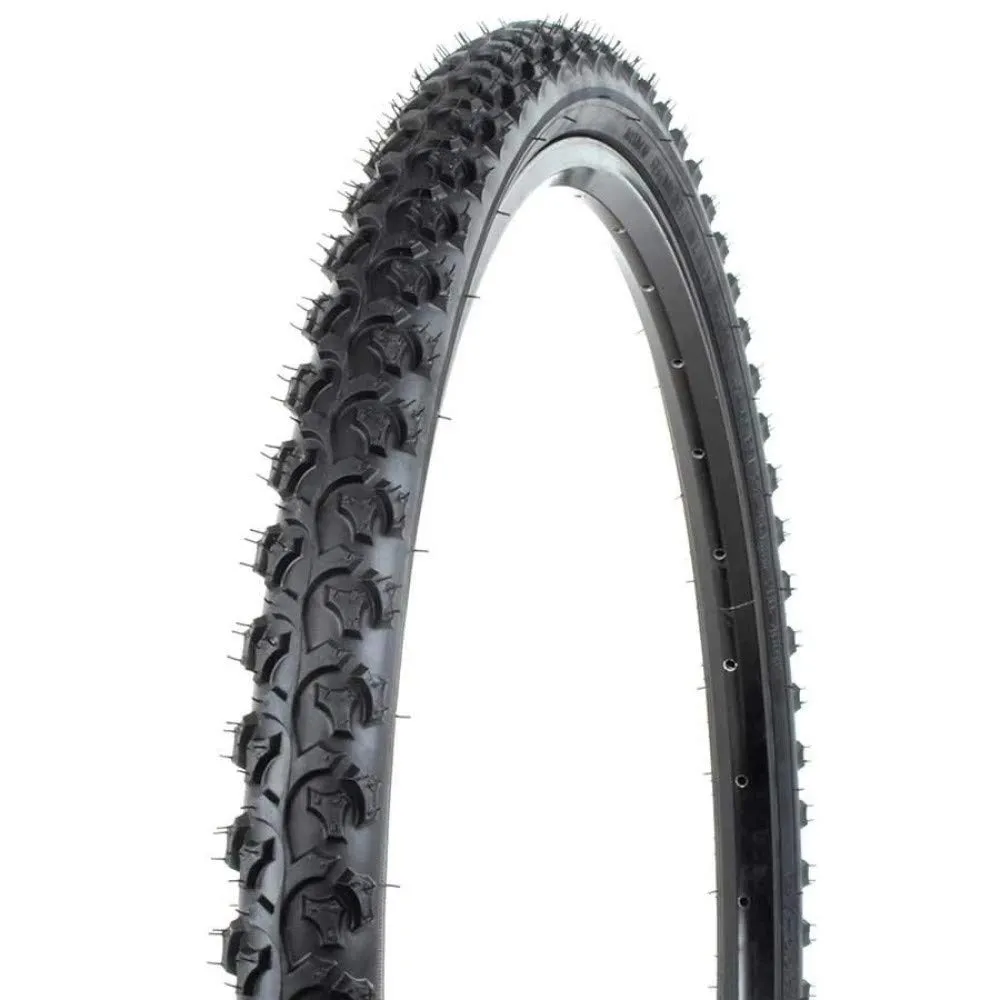 Kenda Alpha Bite 26''x1.95 Clincher Tire - Black, 40-65 PSI, Great Traction for Mountain Biking