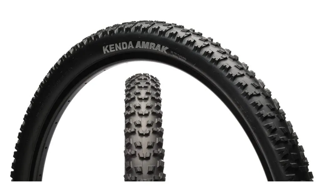 Kenda Amrak Mountain Bike Tire 24 x 2.4 Clincher Wire Bead in Black - Performance Ready