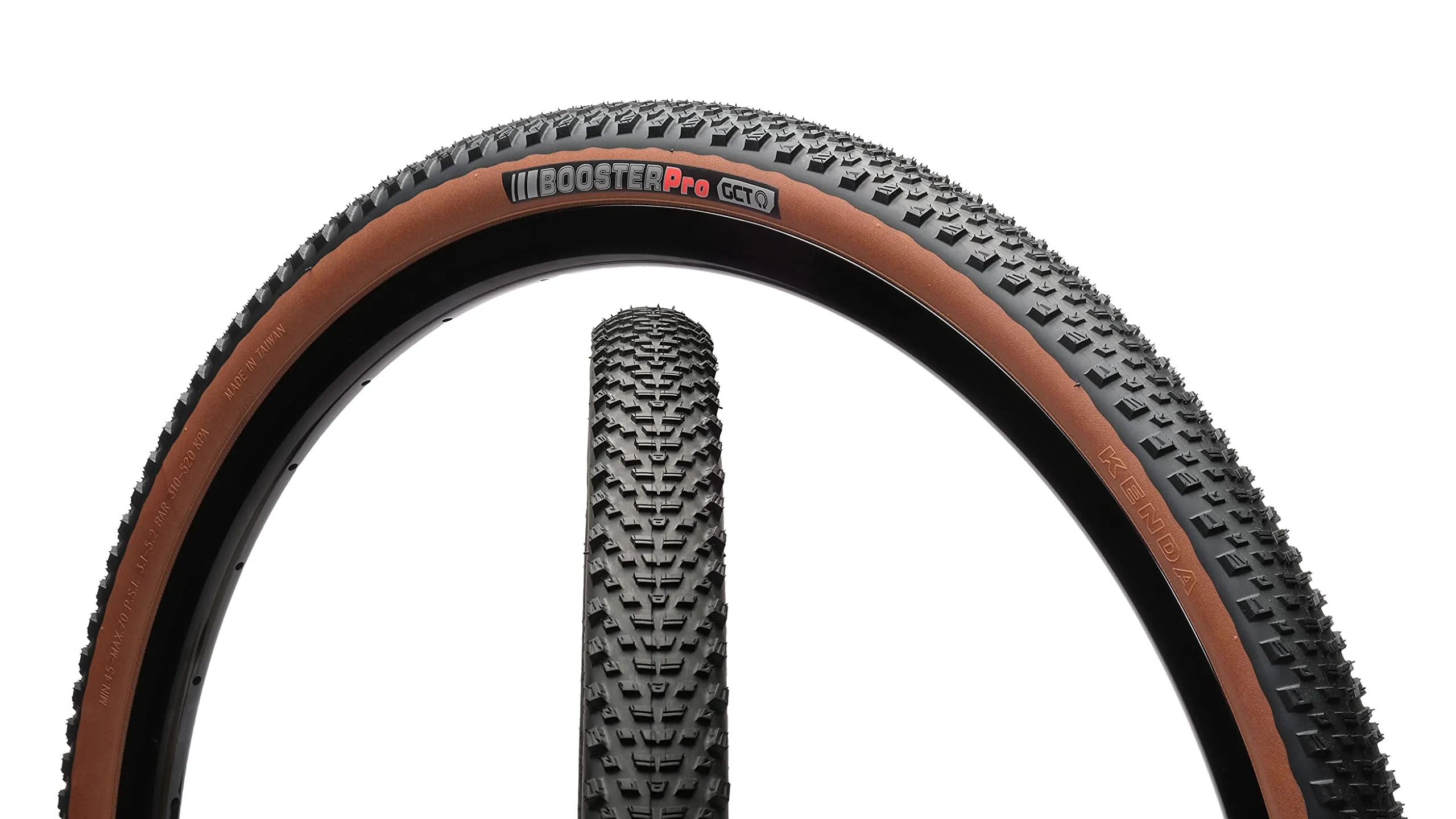 Kenda Booster Tire 700x40C Folding Tubeless Ready GCT 120 Black for Ultimate Grip and Speed