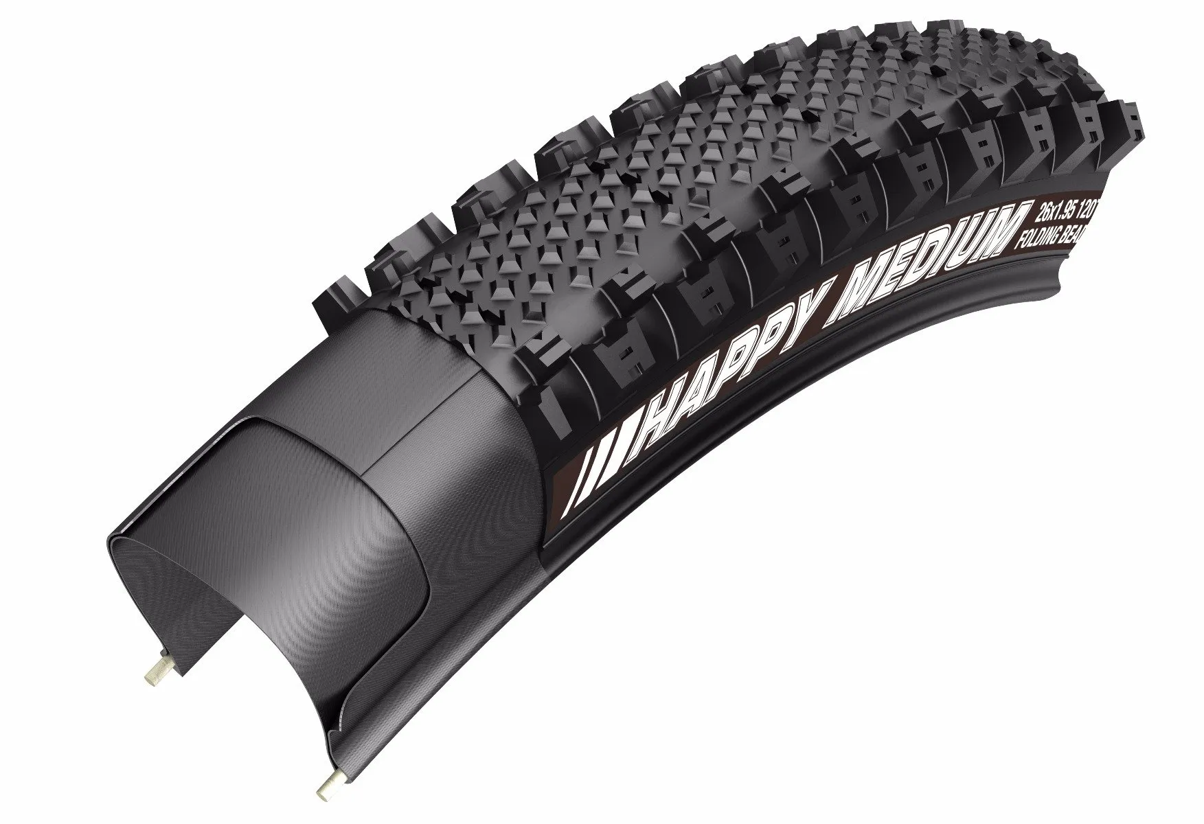Kenda Happy Medium Pro 700x40C Folding Clincher Tire - Fast Rolling, Black, 120TPI, Versatile Design