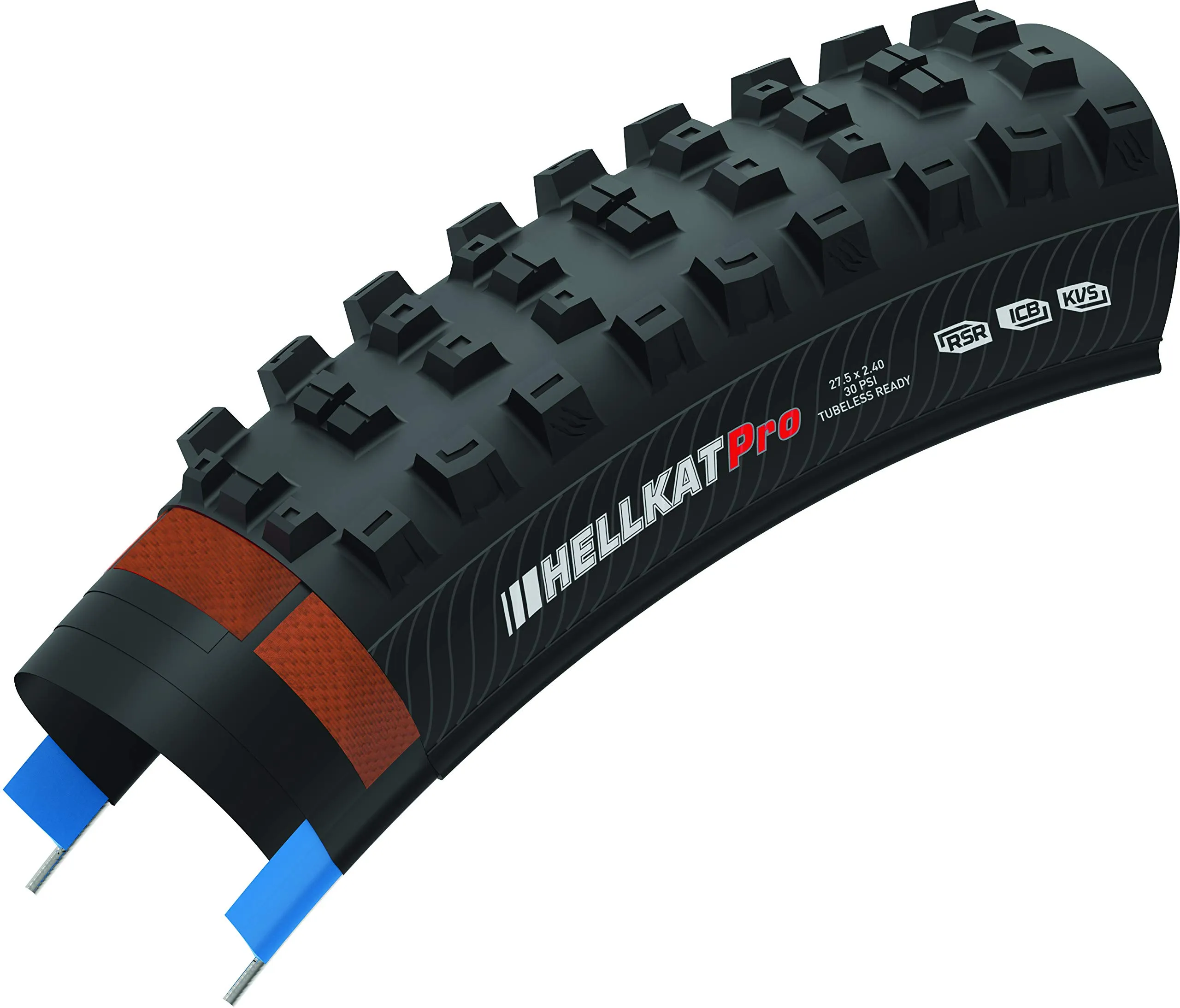 Kenda Hellkat Pro EN 29x2.40 Tire - Advanced Gravity Casing, Tubeless Ready, Black