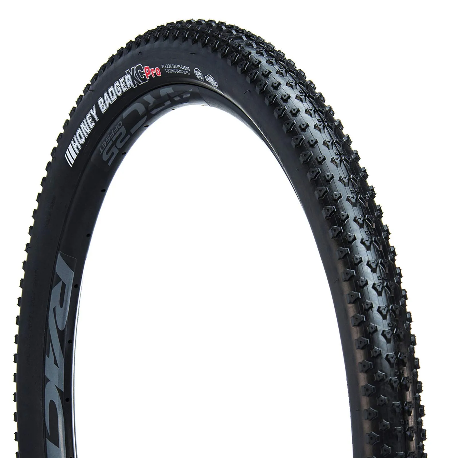 KENDA Honey Badger XC PRO SCT DTC Bicycle Tire, Black, 27.5' x 2.20 & 29' x 2.05/2.20, 120 TPI