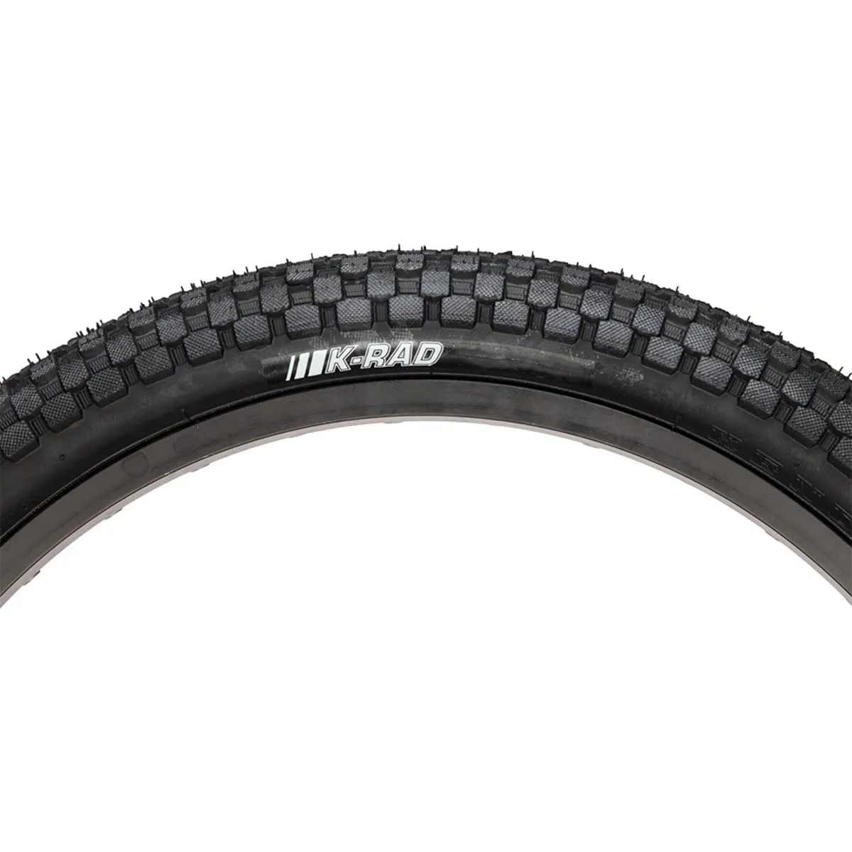 Kenda K-Rad Tire 24 x 2.3, Black Clincher, Wire Bead - Durable, Fast Rolling BMX Tire