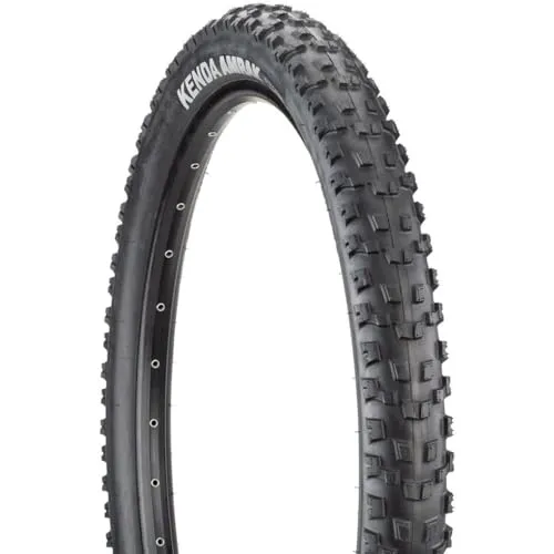 KENDA K1247 Amrak Tire - 27.5 x 2.8 Clincher Wire Black 30tpi for Durable Performance
