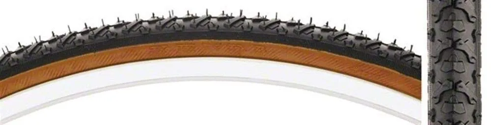 KENDA K161 KrossCyclo 700x35c Black/Mocha Steel Hybrid Tire for Optimal Performance