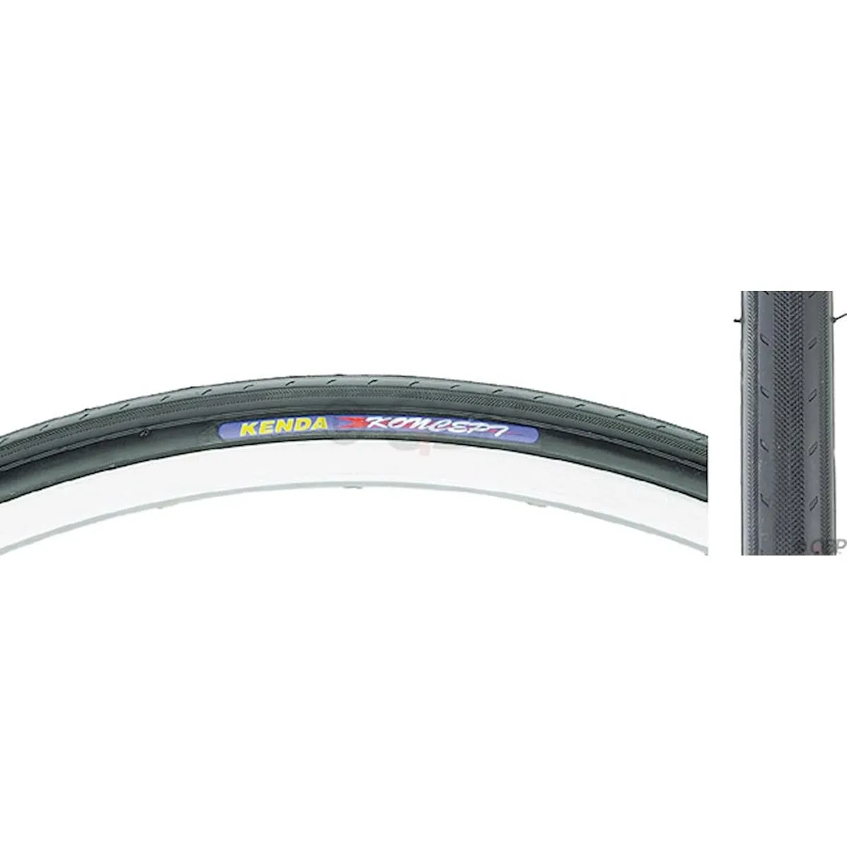 Kenda K191 Koncept 650x23 Black Steel Road Bike Tire - Durable, Lightweight, Excellent Value