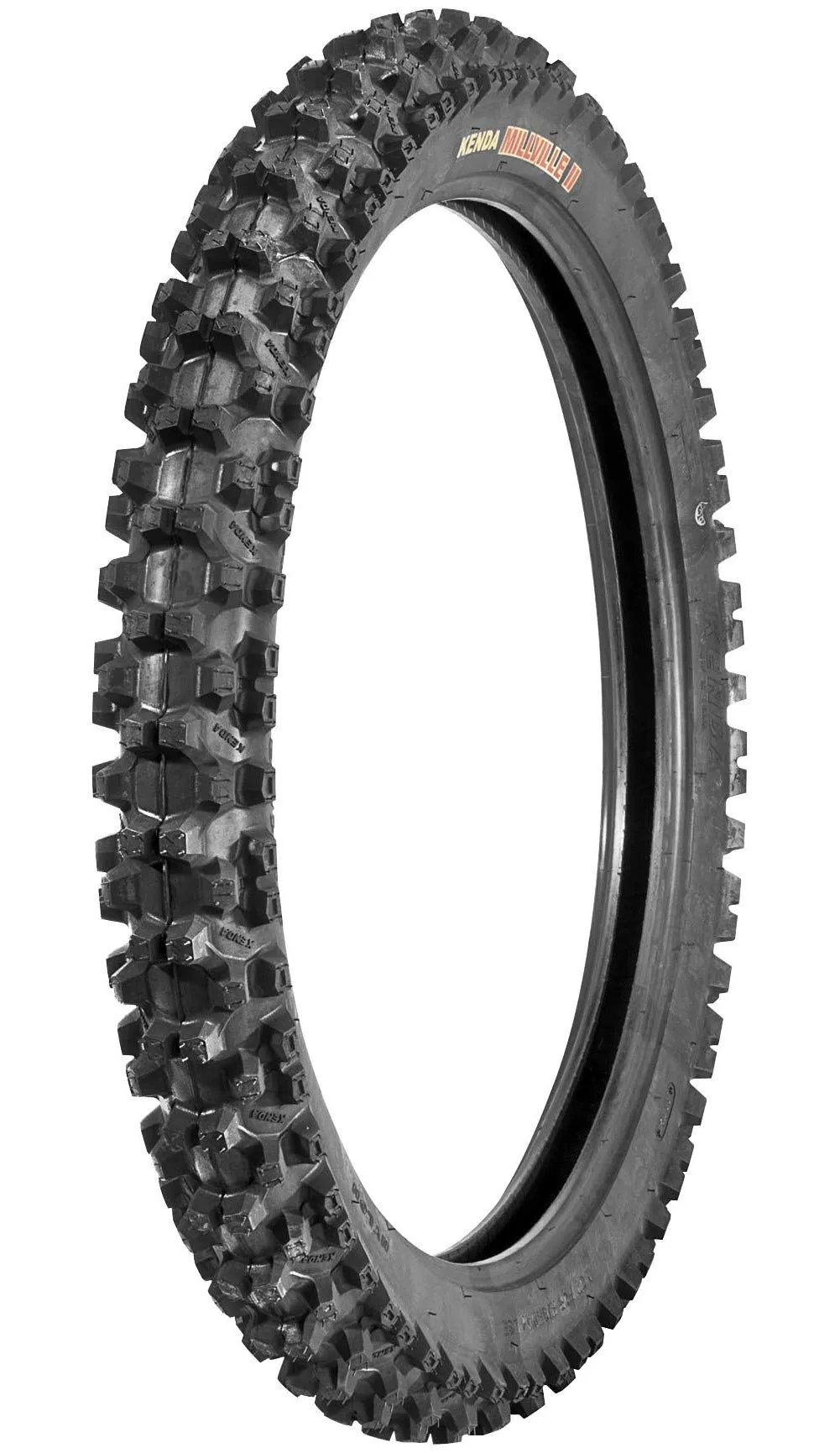 Kenda K785 Millville II Front Tire 80/100-21 Blackwall - Designed for Soft to Intermediate Terrain