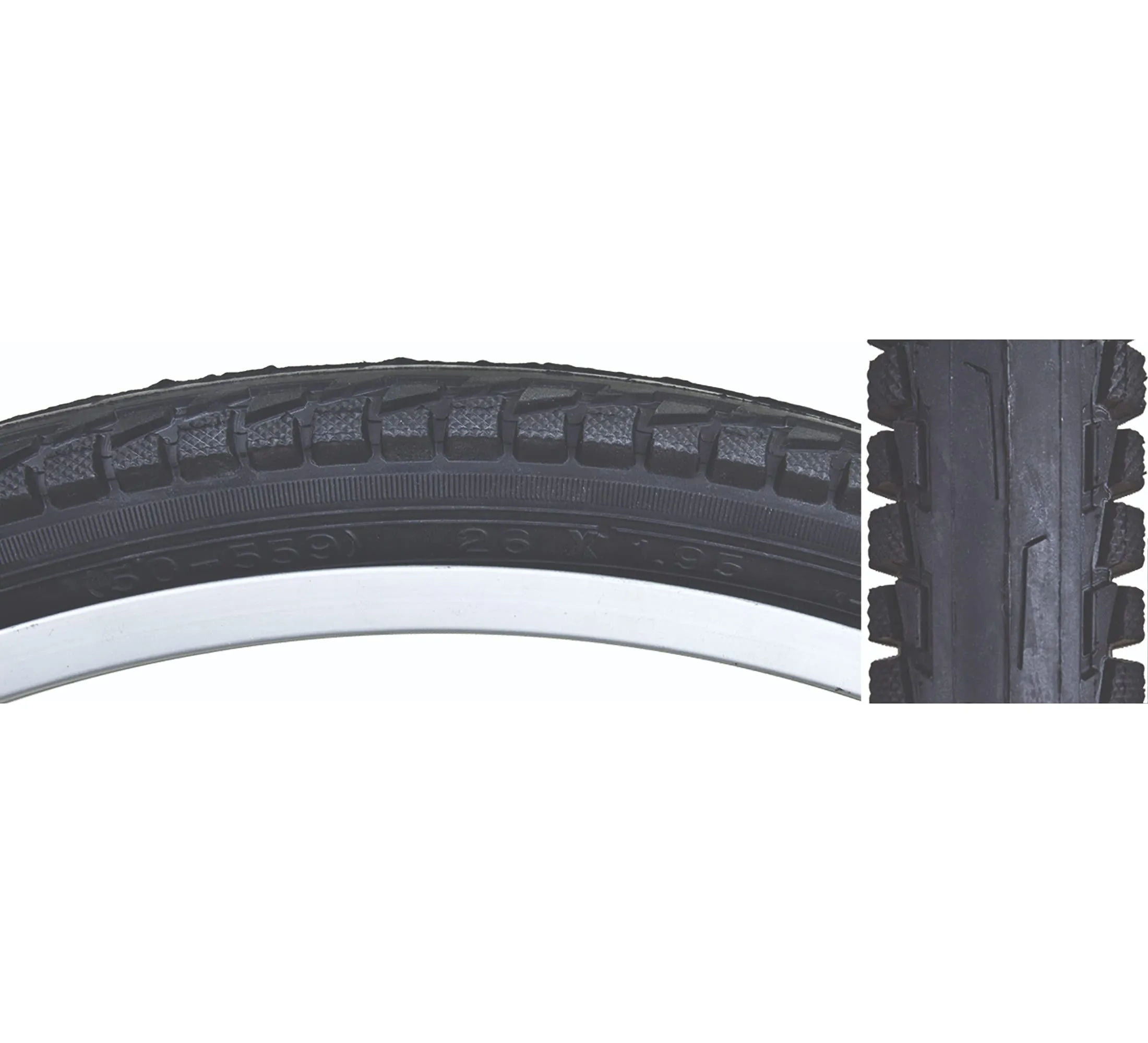 Kenda K841C Komfort Wire Bead Bicycle Tire 26'x1.95' Blackwall - Comfort for Every Ride