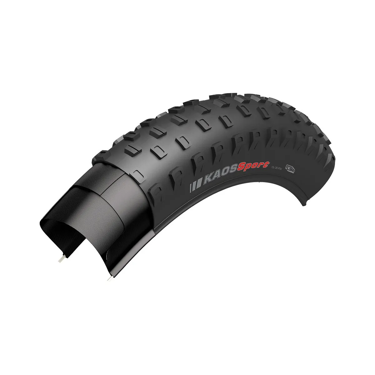 Kenda Kaos Sport 20x2.8 BK/BK L3R-PRO Wire Tire for BMX - 35psi - Perfect for Beginners