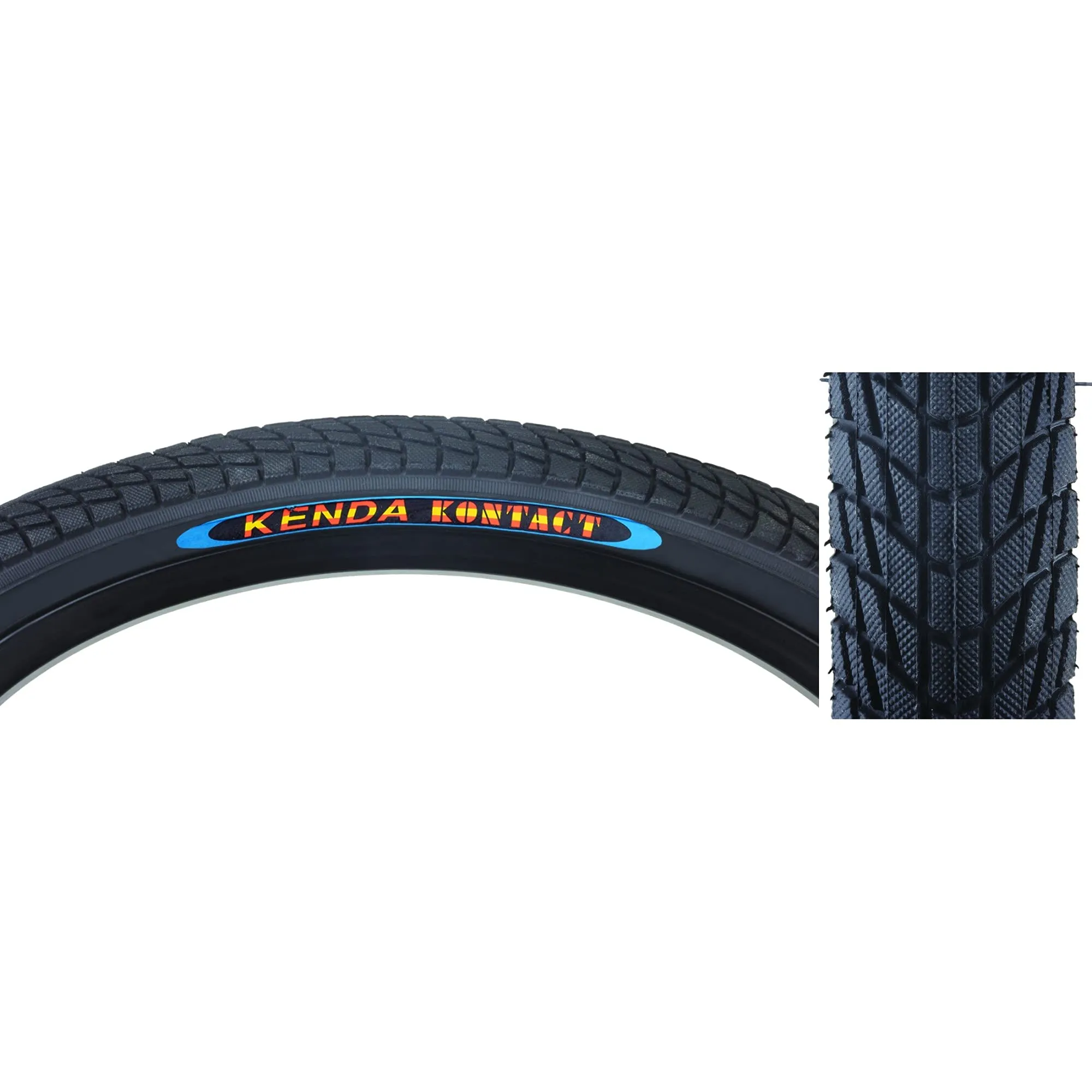 Kenda Kontact K841 Tire 20'x1.95 Black Clincher Lightweight Casing, Low Rolling Resistance