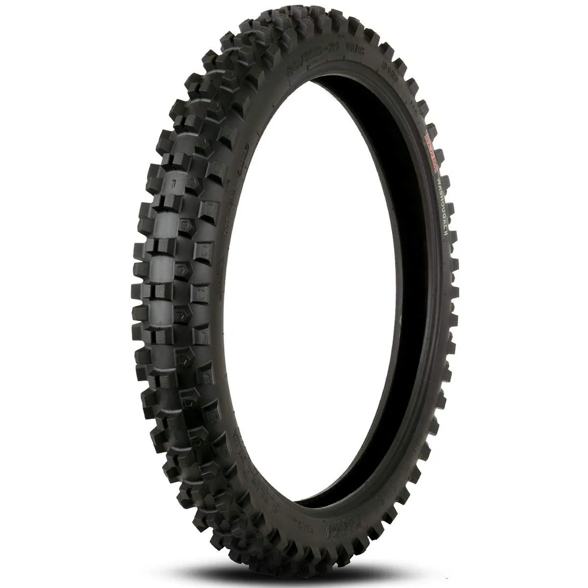 Kenda Tires Washougal II 60/100-14 Front Tire - Dual-Compound Technology for Enhanced Stability