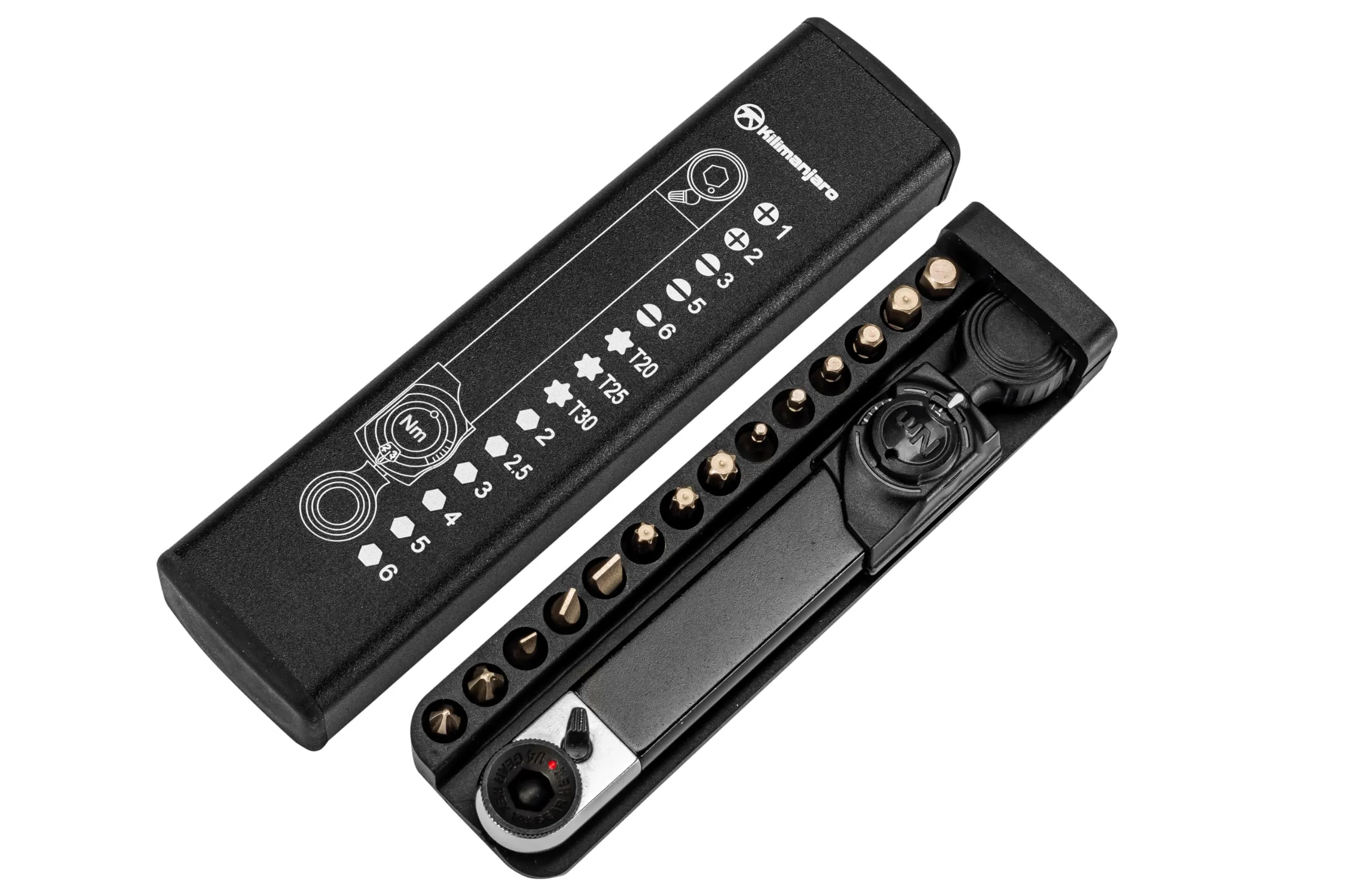 Kilimanjaro Cycle Series 15-in-1 Bike Tool - Precision Torque Wrench & Bits in Storage Case