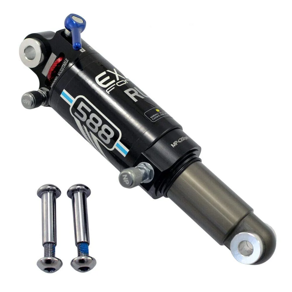 Kind Shock EXAForm 588RL Dual Air Rear Shock, 165x38mm, Lockout, CNC Alloy, Black