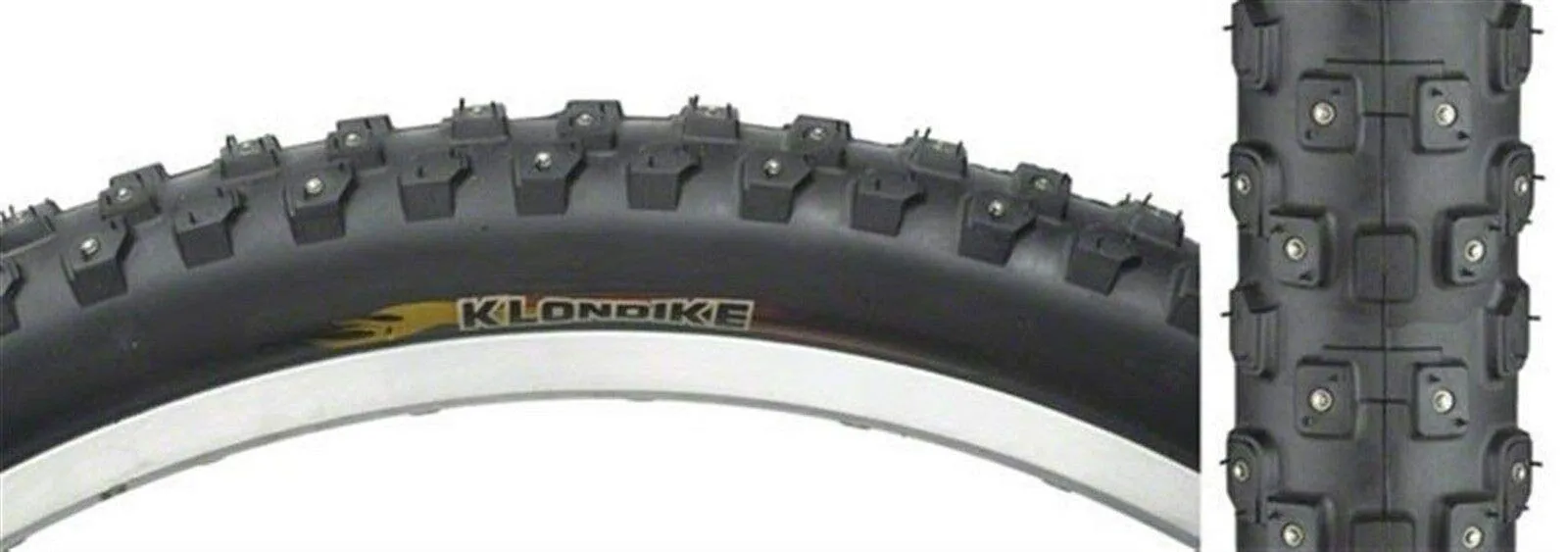 Klondike 26X2.10 Studded Tire by Kenda - Perfect for Icy Roads and Smooth Rides