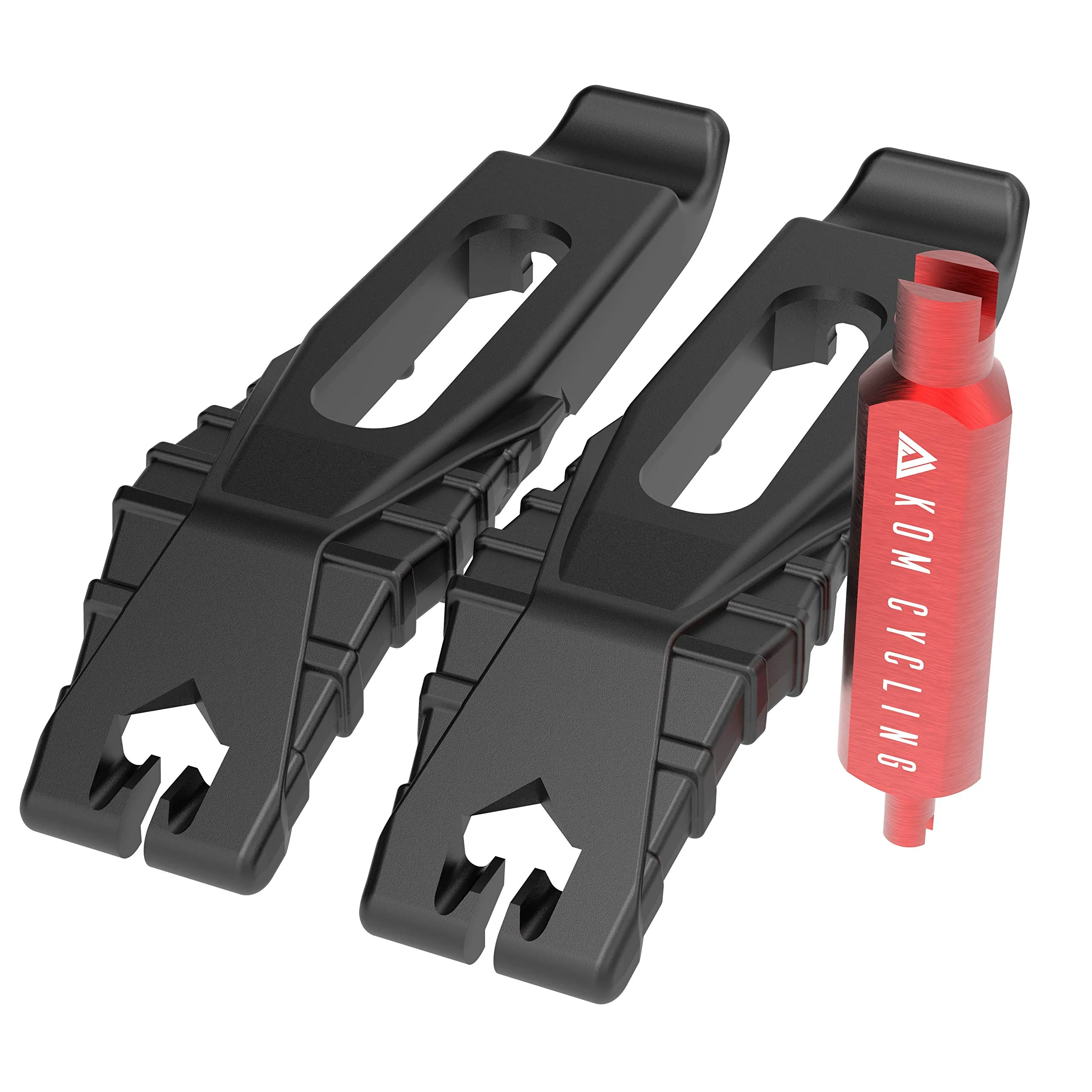 KOM Cycling Presta Valve Core Removal Tool & Tire Lever Set – Durable, Essential for Tubeless Tires