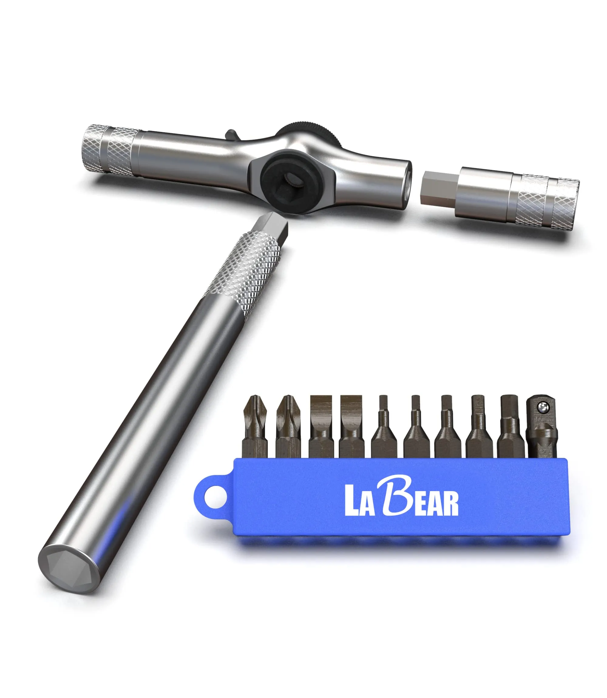 LABEAR Multi-Function Cycling Bicycle Multitool Repair Kit - Compact Bike Tool Set for Mountain & Road Bikes