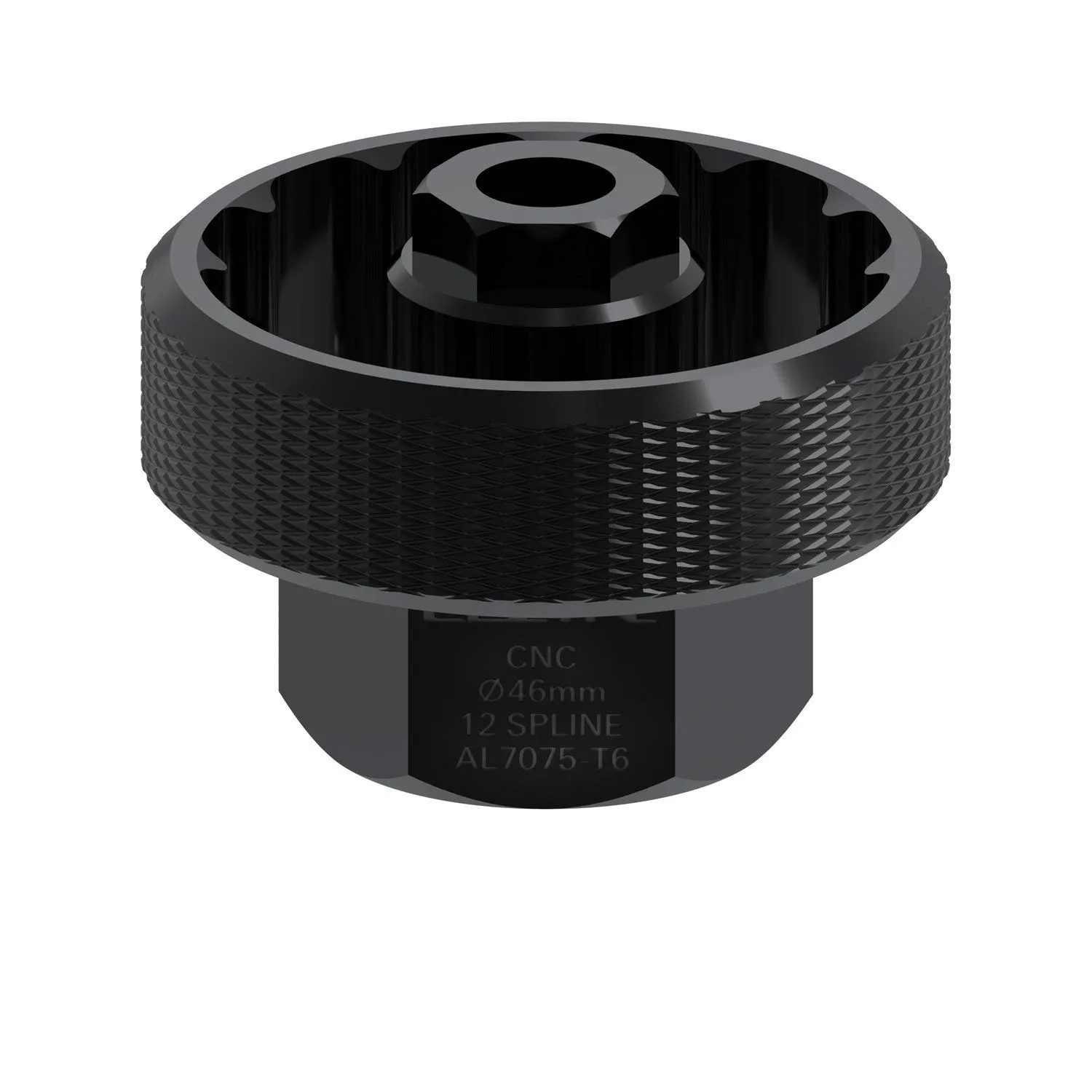 Lezyne Cnc Alloy Bottom Bracket Tool - Black - Compatible with Shimano, SRAM, FSA, and More