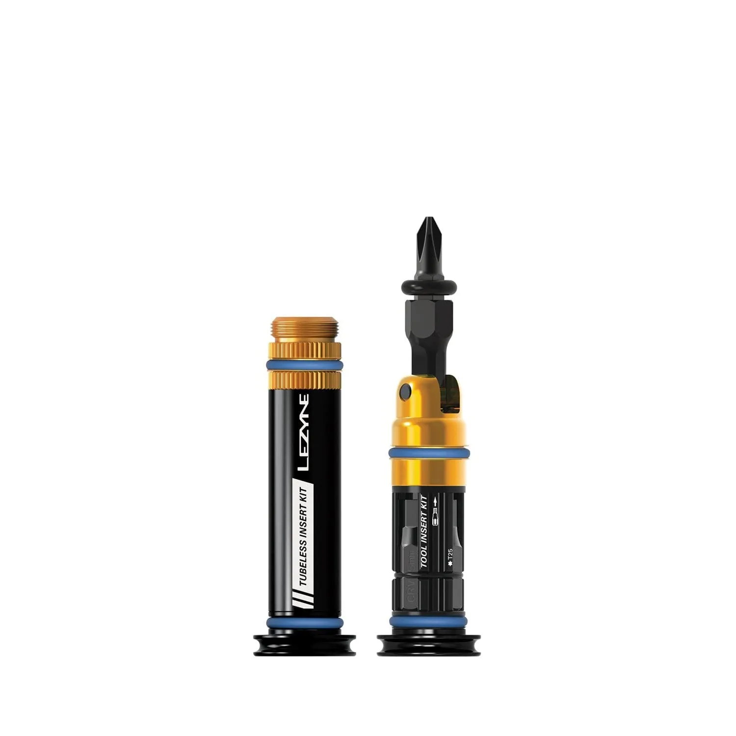 Lezyne Dual Insert Kit Black - Essential Tools for Mountain Biking, Compact and Durable Design