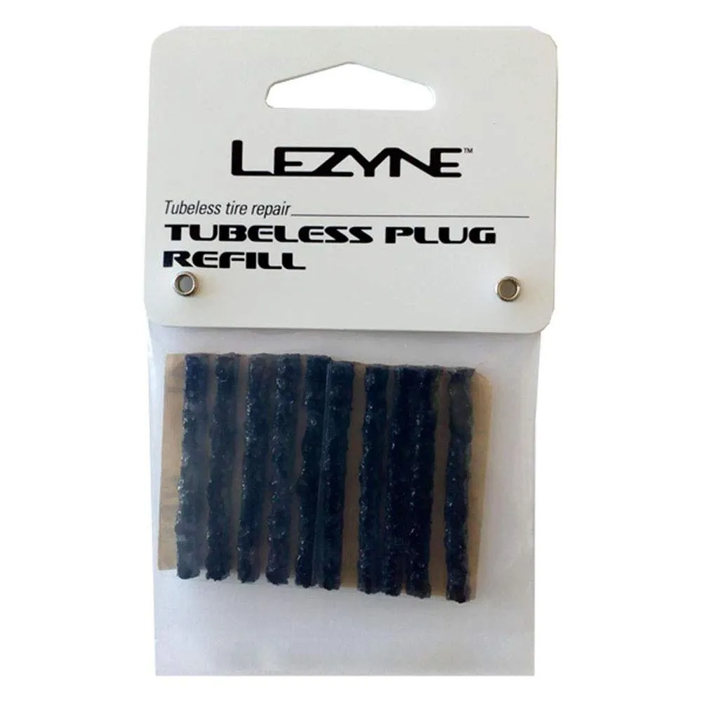 LEZYNE Tubeless Plug Refill - 10 Pcs for Quick MTB Tire Repair - Essential Trail Accessory