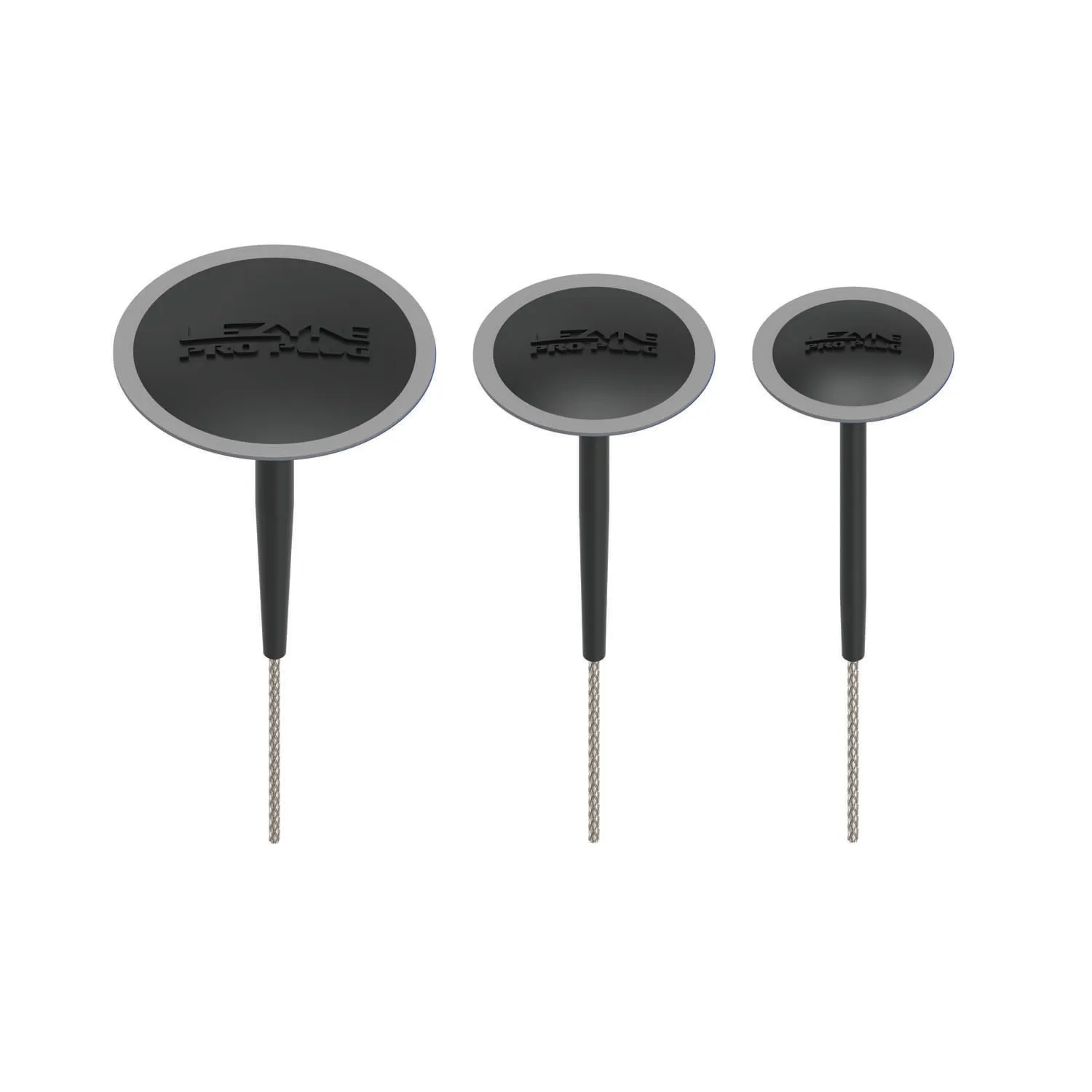 LEZYNE Tubeless Pro Plugs Kit - Permanent Tire Repair with 6 Plugs in 3 Sizes for Mountain Bikes