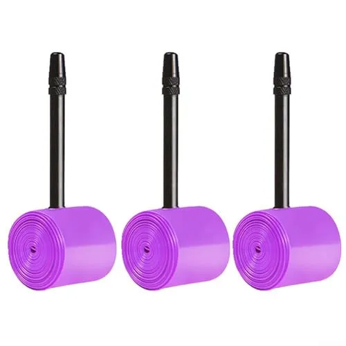 Lightweight Purple TPU Inner Tube for 700C Road Bikes, 32G, French Valve Options 65MM, 45MM, 85MM