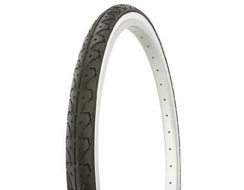 Lowrider Duro 26' x 1.50' Black/White Side Wall HF-105 Bike Tire for Beach Cruiser & Mountain Bikes