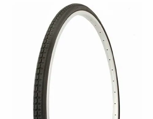 Lowrider Duro 27' x 1 1/4' Black Bicycle Tire, HF-112 Road Master 75 PSI - Premium Quality