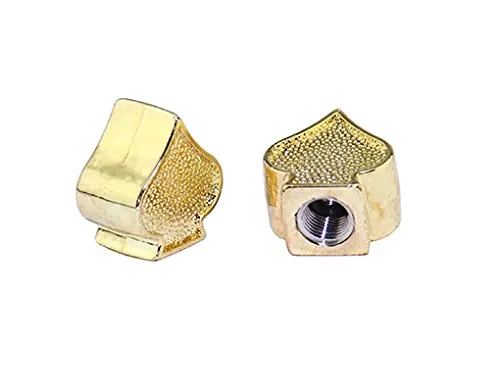 Lowrider Gold Spade Bike Valve Cap - Schrader/Valve Bicycle Accessory for Stylish Cycling