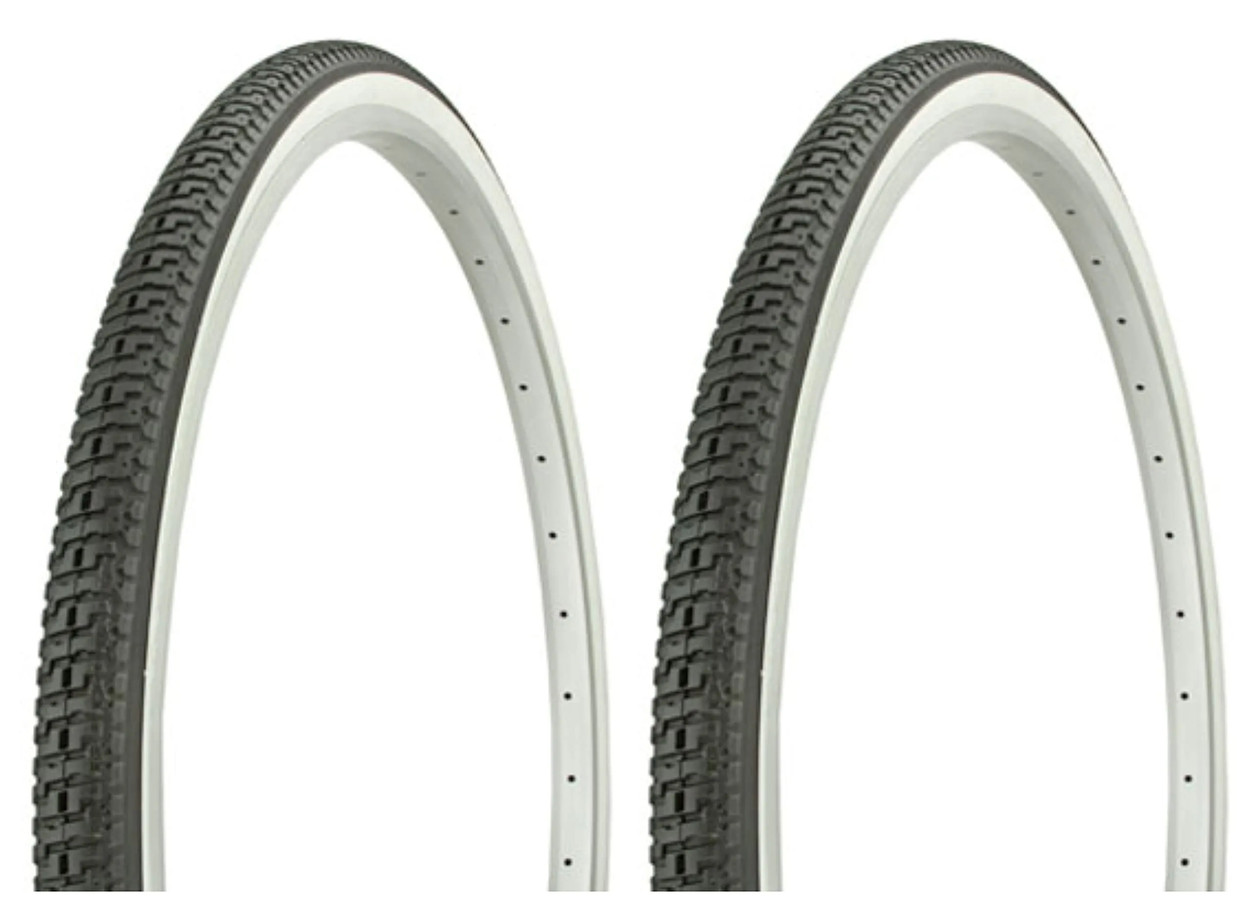 Lowrider Two Bike Tire Duro 26 x 1 3/8 Black/White Side Wall DB-7032 for Ultimate Performance