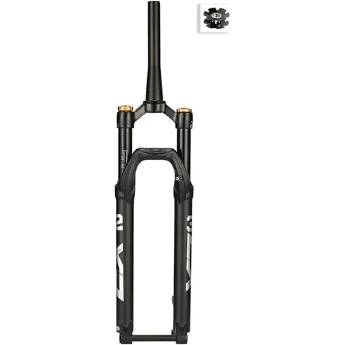 Magnesium Alloy 1-1/2” Tapered Tube Steerer MTB Fork - 120mm Travel, 27.5/29 Inch Compatibility