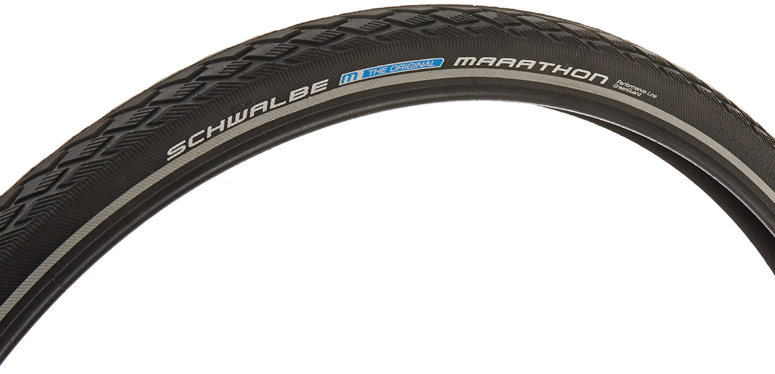 Marathon Wired Tyre with Greenguard Reflex 26 x 1.50 - Exceptional Puncture Resistance & Durability