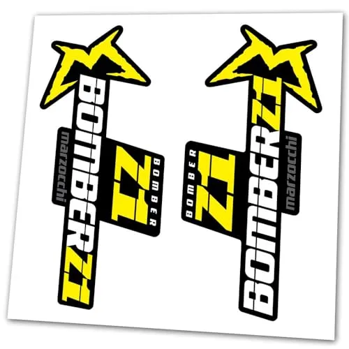 Marzocchi Bomber Z1 2019-2020 Yellow Fork Suspension Sticker Decal for Bike Protection