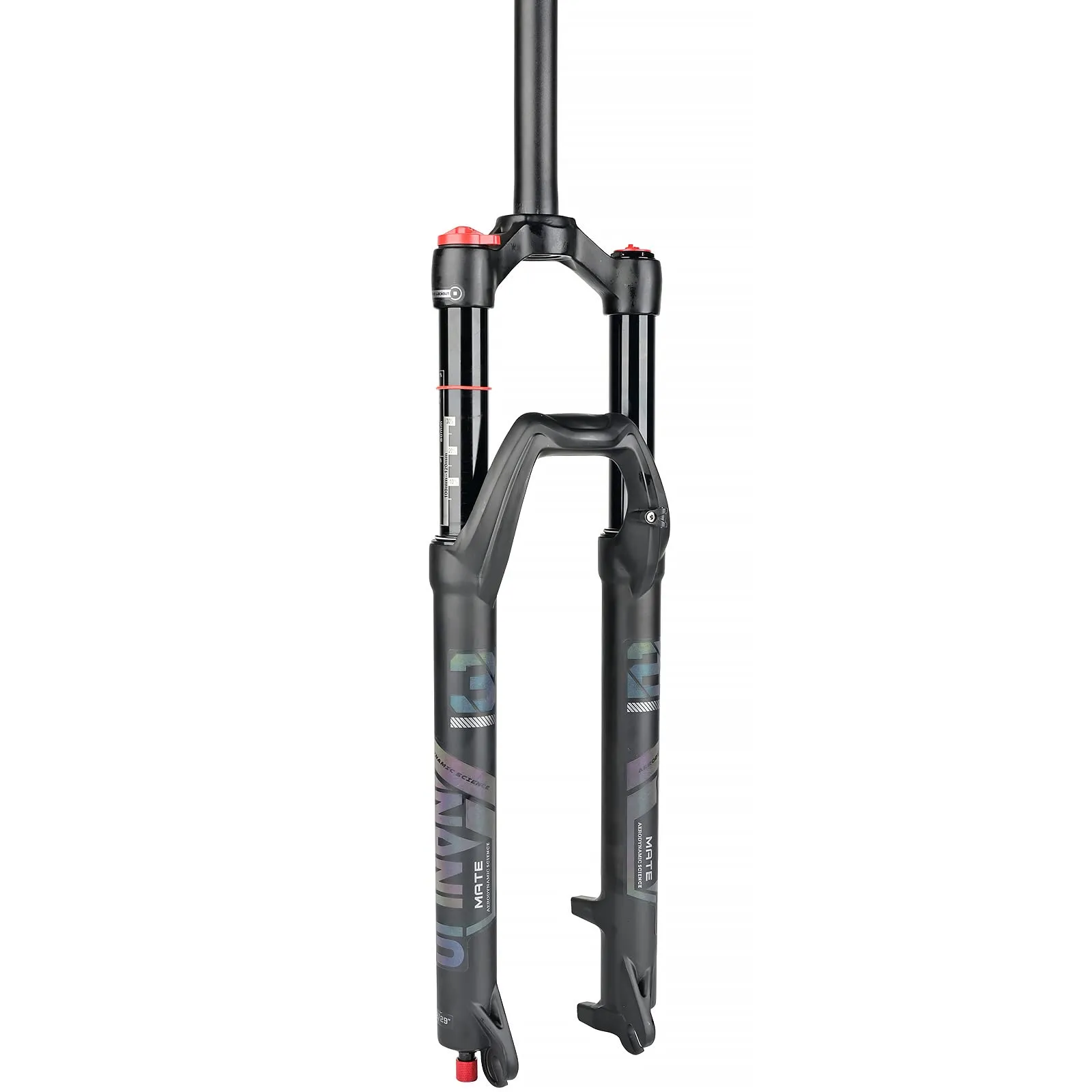 Mate Bicycle Suspension Forks for 26/27.5/29 Inch Bikes - 120mm Travel with Rebound Adjustment
