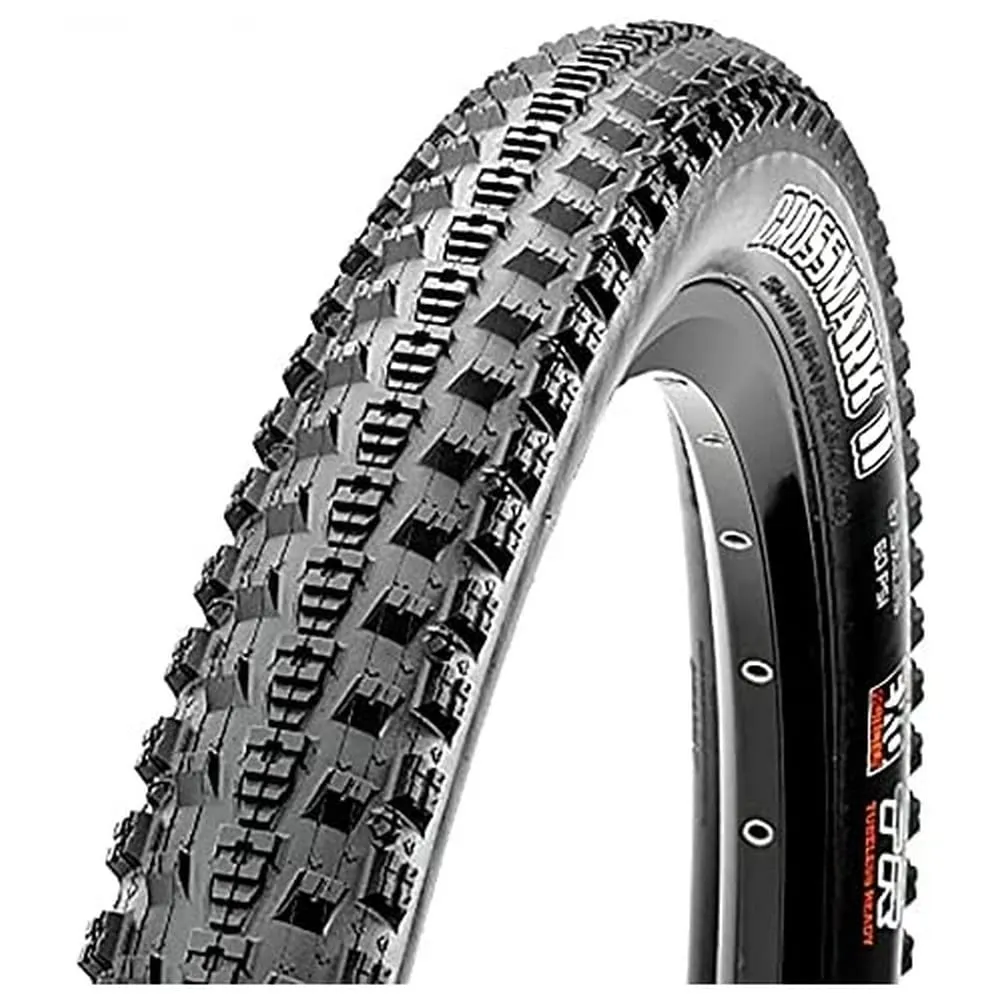 Maxxis Crossmark II Tire - 26 x 2.1 Clincher Wire Black for Superior Performance and Durability