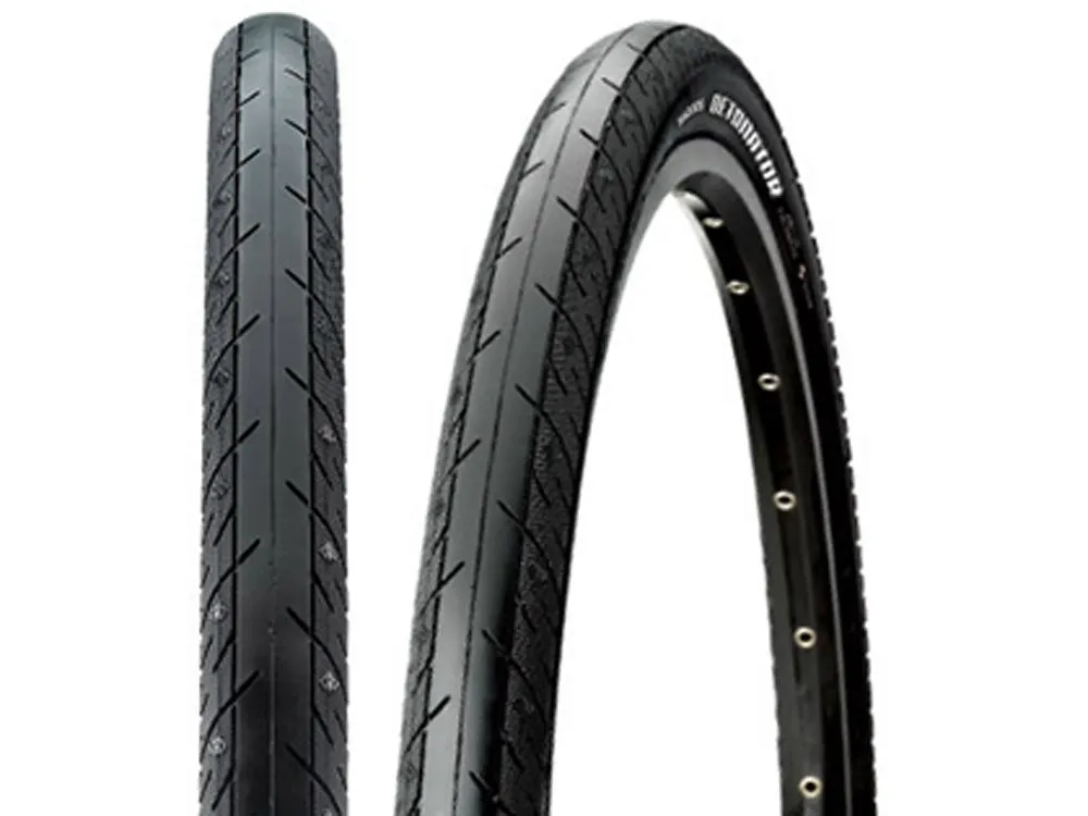 Maxxis Detonator Tire - 26' x 1.50', Wire Bead, Black/Black - Grooved Training/Race Tire