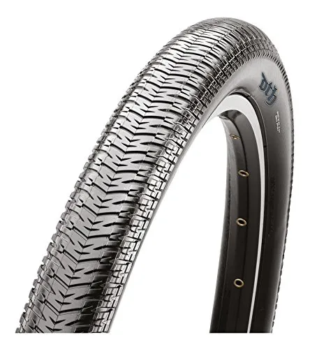 Maxxis DTH Wire Bead Tire 20x1.125-Inch for BMX Riding - Lightweight, 120 TPI, Silkworm Tech