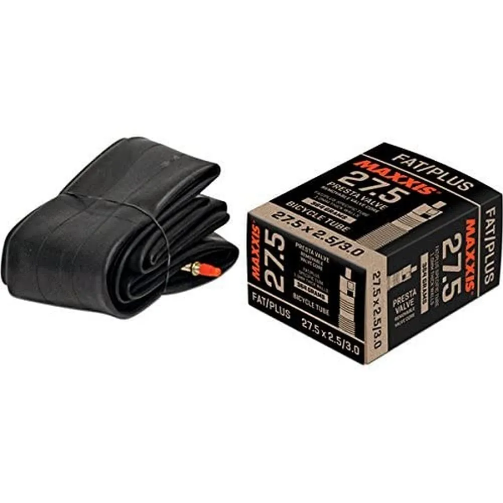 MAXXIS Fat Bike Tube 26x3.0-5.0 PV 48mm - Durable Welter Weight with 0.8mm Wall Thickness
