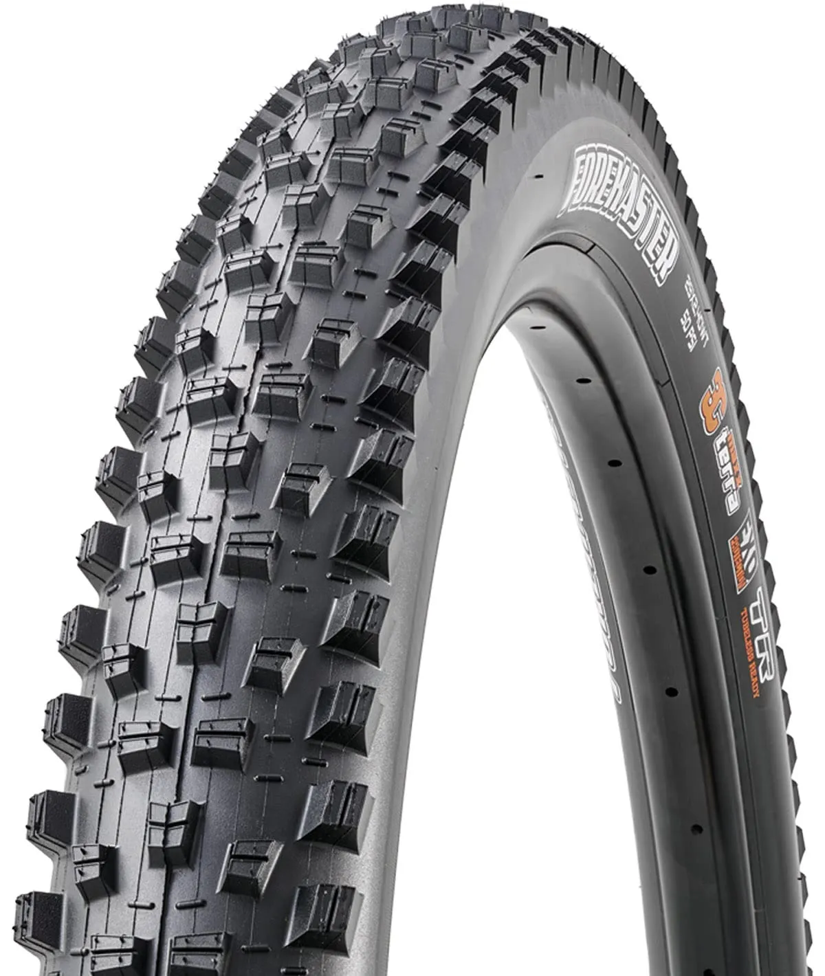 Maxxis Forekaster 29x2.4 Tubeless Tire - Black - Aggressive XC Trail Tire for Wet Conditions