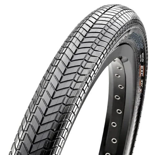 MAXXIS Grifter Tire 20 x 2.1 Clincher Wire Black - Lightweight BMX Tire with Smooth Tread