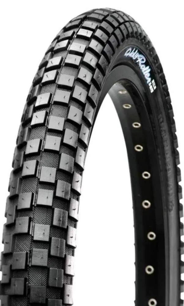 Maxxis Holy Roller W Tire, 20 x 1.75, Black - Lightweight, Urban Assault & Dirt Jump Ready