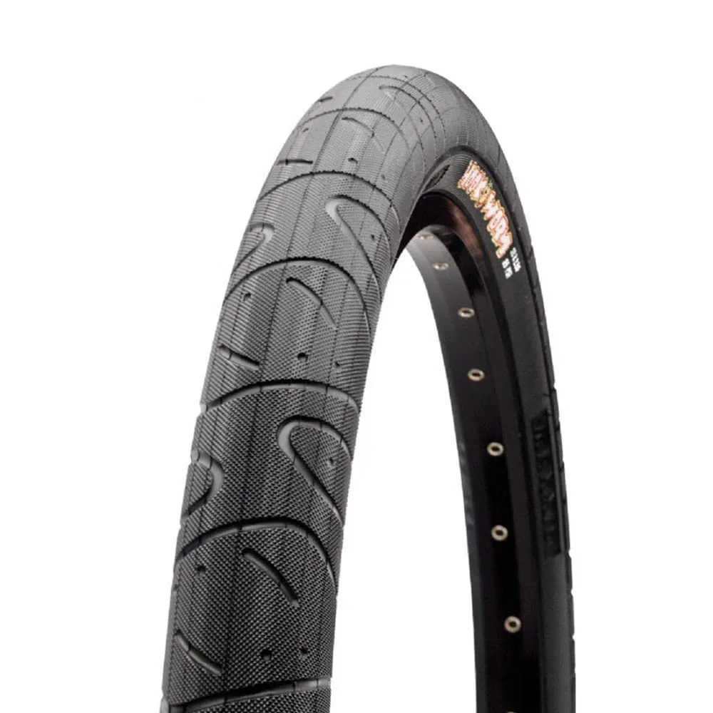 Maxxis Hookworm W Tire, 20 x 1.95', Grooved Slick Tread for Urban Riding
