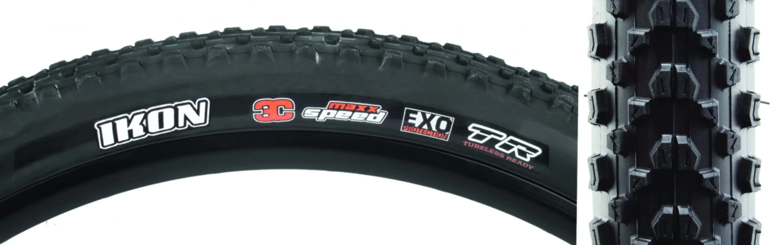 MAXXIS Ikon Folding 3C Maxx Speed Exo/TR Tyre - Black, 26 x 2.35-Inch for Ultimate Performance