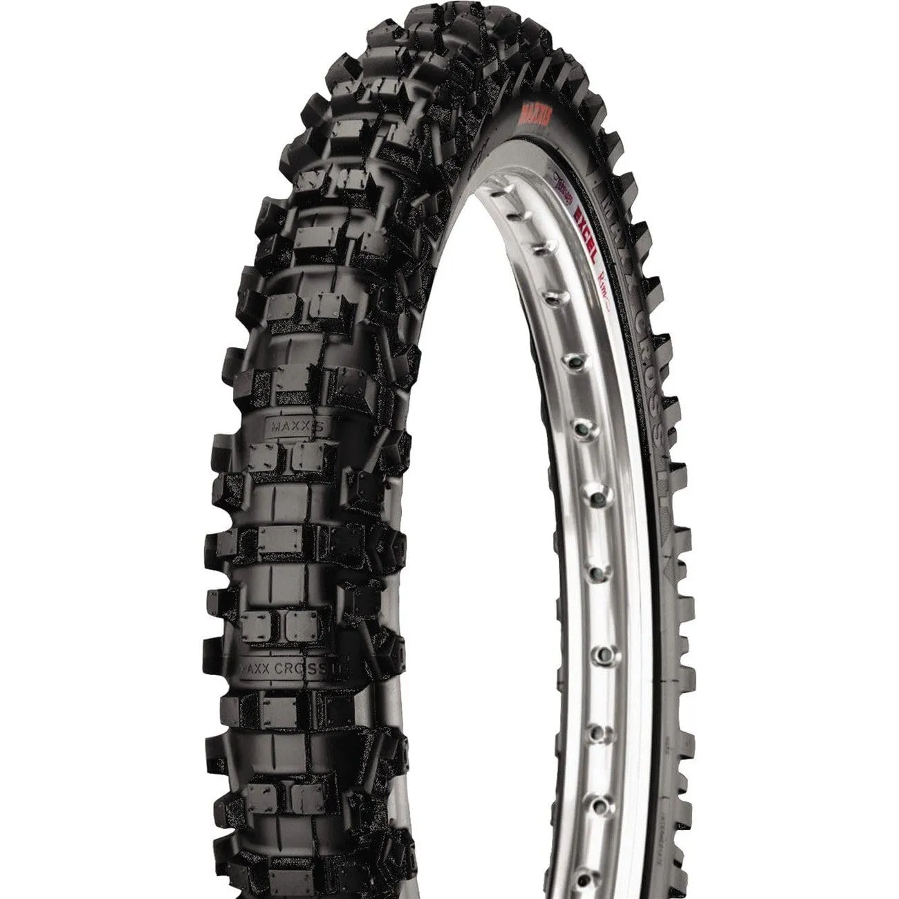 Maxxis M7304 Front 2.50-10 Maxxcross Intermediate Motorcycle Tire with Unique Knob Design