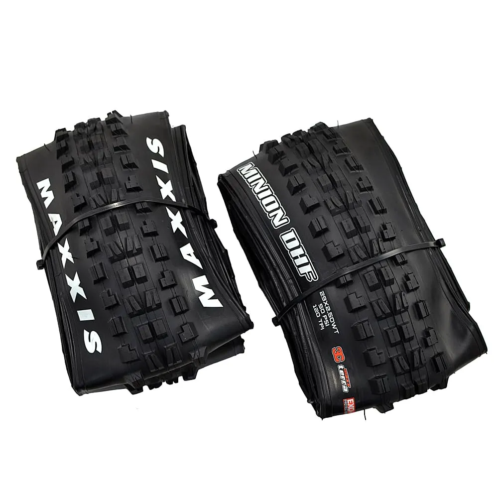 MAXXIS Minion DHF M301RU 29x2.5 MTB Tire - Black, 2 Tires, 3C MaxxTerra, EXO Protection
