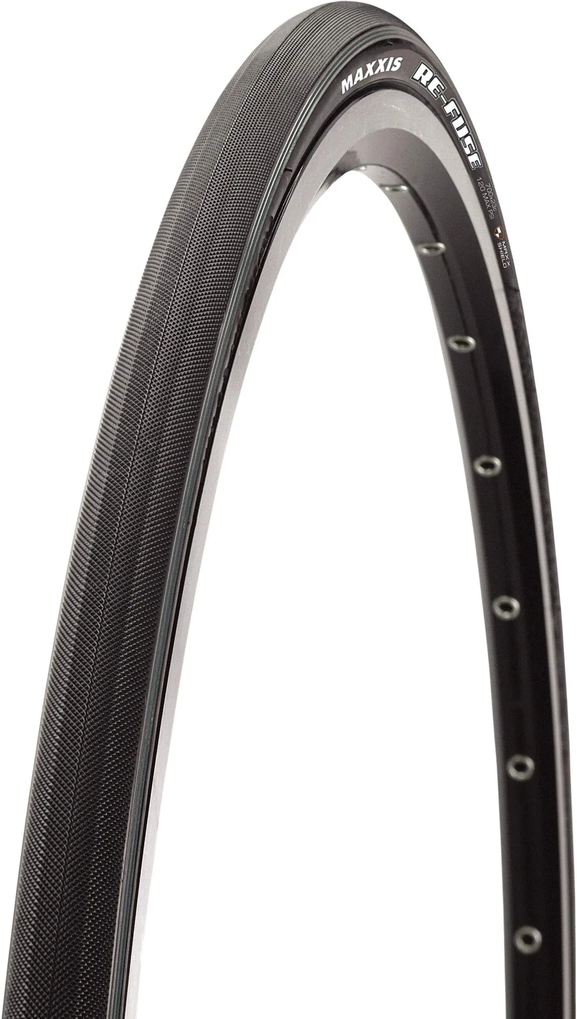 Maxxis Re-Fuse 700x25mm Road Bike Training Tire - Durable, Puncture-Resistant, Race Winning