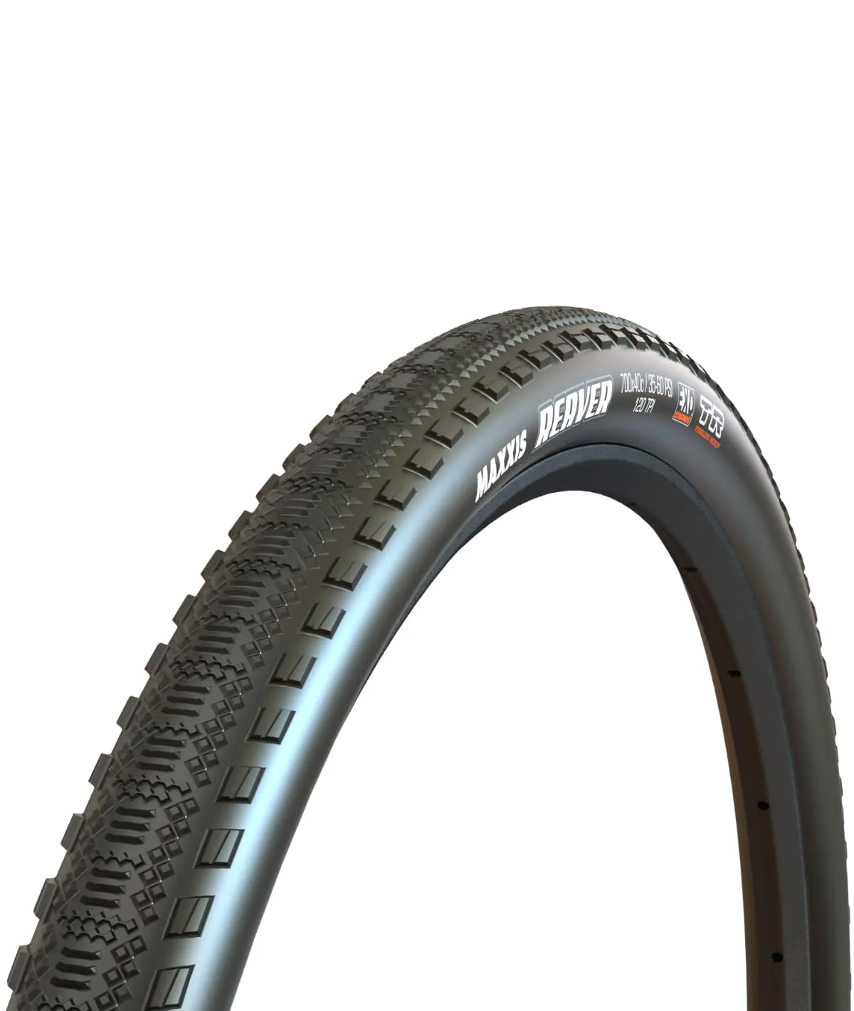 Maxxis Reaver Tire - 700 x 45, Tubeless, Folding, Black, Dual Compound, EXO Sidewall Protection
